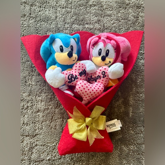 Plush Toy Bouquet Bundle  - Red and Blue - Picture 2 of 3